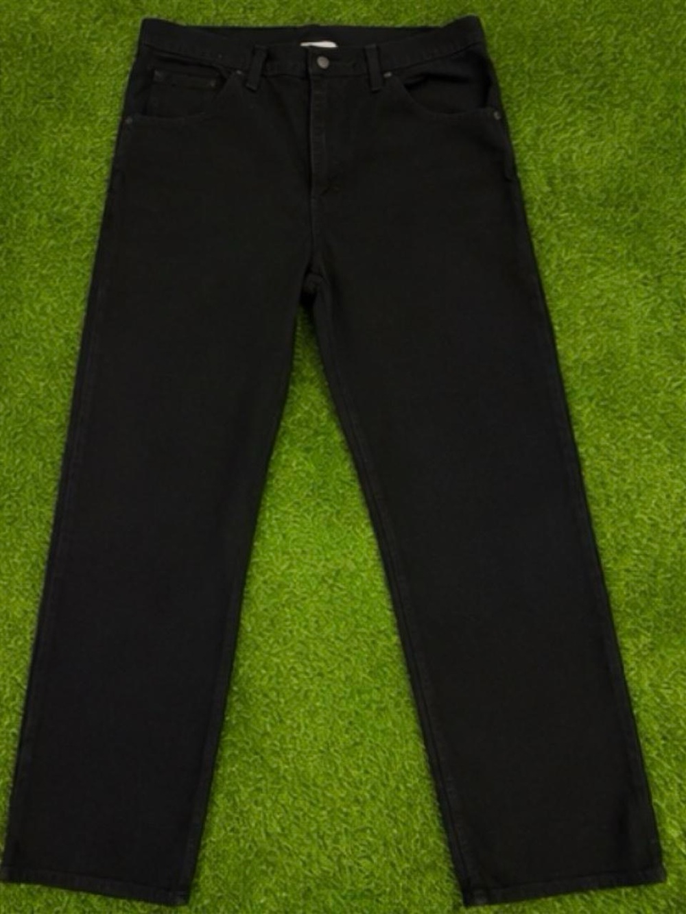 Rustler Men's Black Straight Jeans